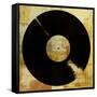 Record Collage-Stella Bradley-Framed Stretched Canvas