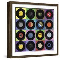 Record Collection-Ben James-Framed Giclee Print