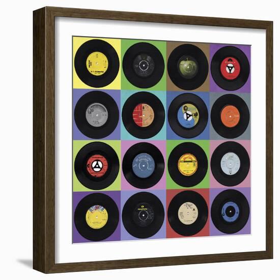 Record Collection-Ben James-Framed Giclee Print