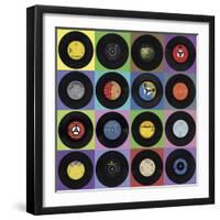 Record Collection-Ben James-Framed Giclee Print