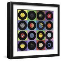 Record Collection-Ben James-Framed Giclee Print