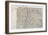 Record of Tituba's Testimony at the Salem Witchcraft Trials, 1690s-null-Framed Giclee Print