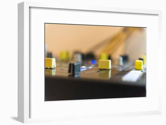 Record player detail-Christine Meder stage-art.de-Framed Photographic Print