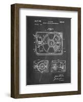 Record Player Patent-Cole Borders-Framed Art Print