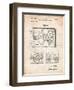Record Player Patent-Cole Borders-Framed Art Print