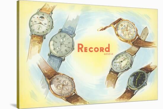 Record Swiss Wristwatches-null-Stretched Canvas