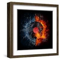 Record-RaStudio-Framed Art Print