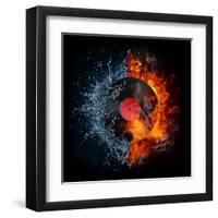 Record-RaStudio-Framed Art Print