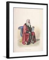 Recorder of the City of London, Sir John Silvester, in Civic Costume, 1825-Thomas Lord Busby-Framed Giclee Print