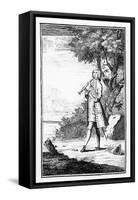 Recorder Player, from 'Modern Music Masters', Engraved by J.Smith, 1731-null-Framed Stretched Canvas