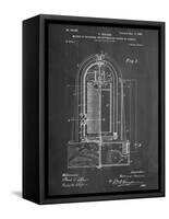 Recording Device Patent 1900-null-Framed Stretched Canvas