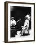 Recording of Indian Voices with a Phonograph-null-Framed Photographic Print