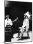 Recording of Indian Voices with a Phonograph-null-Mounted Photographic Print