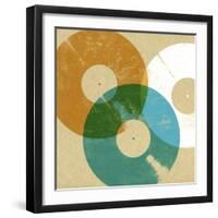 Records 3-Stella Bradley-Framed Giclee Print