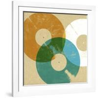 Records 3-Stella Bradley-Framed Giclee Print