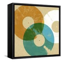 Records 3-Stella Bradley-Framed Stretched Canvas