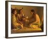 Recounting the Story-Joseph Henry Sharp-Framed Art Print