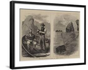 Recovery of Treasure on Board the Hamilla Mitchell-null-Framed Giclee Print