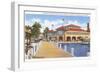 Recreation Building, Lake Geneva, Wisconsin-null-Framed Art Print