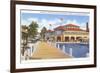 Recreation Building, Lake Geneva, Wisconsin-null-Framed Premium Giclee Print