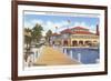 Recreation Building, Lake Geneva, Wisconsin-null-Framed Premium Giclee Print