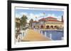 Recreation Building, Lake Geneva, Wisconsin-null-Framed Premium Giclee Print