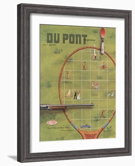 Recreation, Front Cover of 'The Du Pont Magazine', June-July 1950-null-Framed Giclee Print