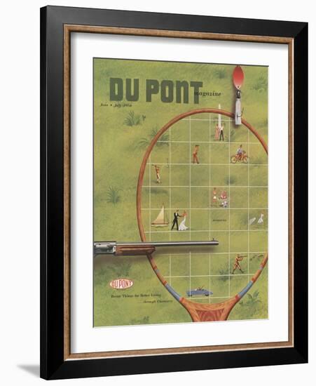 Recreation, Front Cover of 'The Du Pont Magazine', June-July 1950-null-Framed Giclee Print