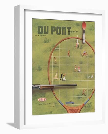 Recreation, Front Cover of 'The Du Pont Magazine', June-July 1950-null-Framed Giclee Print