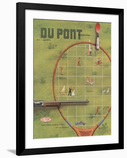 Recreation, Front Cover of 'The Du Pont Magazine', June-July 1950-null-Framed Giclee Print