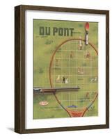 Recreation, Front Cover of 'The Du Pont Magazine', June-July 1950-null-Framed Premium Giclee Print