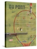 Recreation, Front Cover of 'The Du Pont Magazine', June-July 1950-null-Stretched Canvas