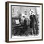 Recreation' - Music at Home, 1881-null-Framed Art Print