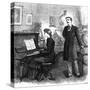 Recreation' - Music at Home, 1881-null-Stretched Canvas