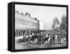 Recreation of the Massacre of 62 Hostages on the Rue Haxo, Belleville, Paris, 1871-Eugene Appert-Framed Stretched Canvas