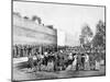 Recreation of the Massacre of 62 Hostages on the Rue Haxo, Belleville, Paris, 1871-Eugene Appert-Mounted Photographic Print