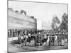 Recreation of the Massacre of 62 Hostages on the Rue Haxo, Belleville, Paris, 1871-Eugene Appert-Mounted Photographic Print