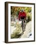 Recreational Mountain Biker Riding on the Trails-null-Framed Photographic Print