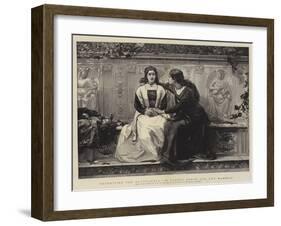 Recruiting for Savonarola, Ye Cannot Serve God and Mammon-Frank W. W. Topham-Framed Giclee Print