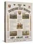 Recruiting Poster for the Oxfordshire Light Infantry, C.1890-null-Stretched Canvas
