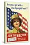 Recruiting Poster for the U.S. Women's Army Corps-null-Stretched Canvas