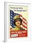 Recruiting Poster for the U.S. Women's Army Corps-null-Framed Art Print