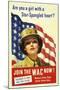 Recruiting Poster for the U.S. Women's Army Corps-null-Mounted Art Print