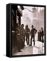 Recruiting Sergeants at Westminster, Woodbury Type Photograph-John Thomson-Framed Stretched Canvas