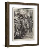 Recruiting the Sandwich Men, Accepted-Charles Paul Renouard-Framed Giclee Print