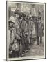 Recruiting the Sandwich Men, Accepted-Charles Paul Renouard-Mounted Giclee Print