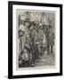 Recruiting the Sandwich Men, Accepted-Charles Paul Renouard-Framed Giclee Print