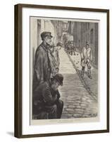 Recruiting the Sandwich Men, Rejected-Charles Paul Renouard-Framed Giclee Print