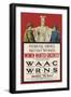 Recruitment Poster for the Waac and Wrns-null-Framed Art Print