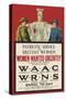 Recruitment Poster for the Waac and Wrns-null-Stretched Canvas